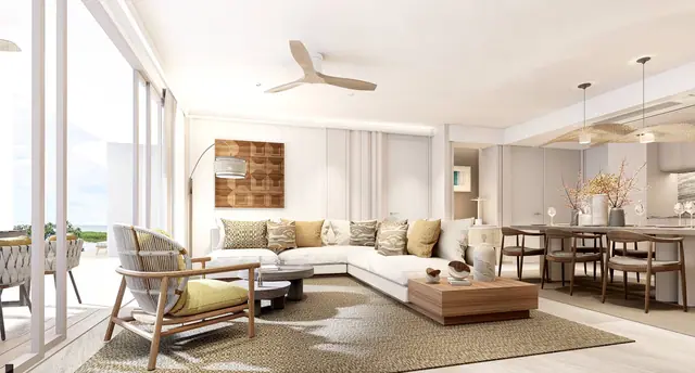 Bellaguna Lake Residences — Гостиная со столовой зоной, Банг Тао и Лагуна, Пхукет