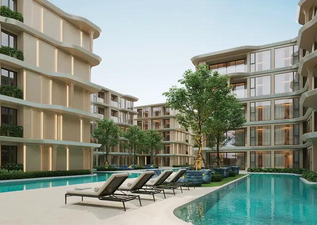 Bellevue Beachfront — Шезлонги у бассейна, Лаян, Пхукет