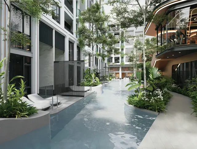 Bellevue Lagoon — Водные дорожки между корпусами, Банг Тао и Лагуна, Пхукет