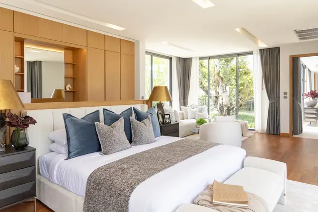 Botanica Chalong Bay — Спальня с деревянными панелями, Чалонг, Пхукет