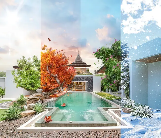 Botanica Four Seasons — Коллаж «Четыре сезона», Банг Тао и Лагуна, Пхукет