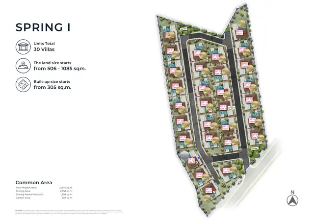 Botanica Four Seasons — Spring I: 30 вилл, участки 506–1 085 м², Банг Тао и Лагуна, Пхукет