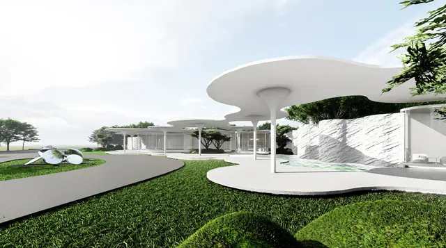 Botanica Grand Avenue — Клубхаус The Iconic · вид с подъезда, Лаян, Пхукет