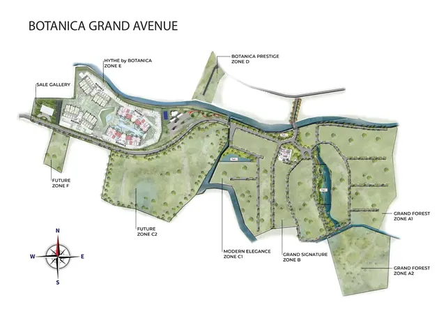 Botanica Hythe — Расположение в комплексе Botanica Grand Avenue (зона E), Лаян, Пхукет