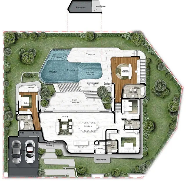 Botanica Sky Valley — 4 спальни + джакузи, Лаян, Пхукет