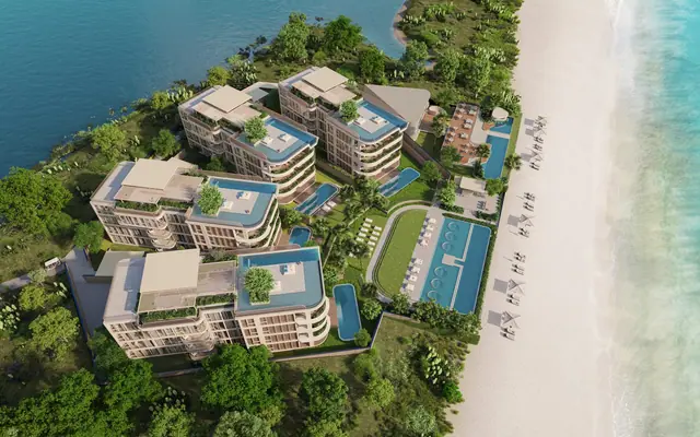 Oceanus Banyan Tree Beach Residences — Бассейны корпусов у пляжа, Банг Тао и Лагуна, Пхукет