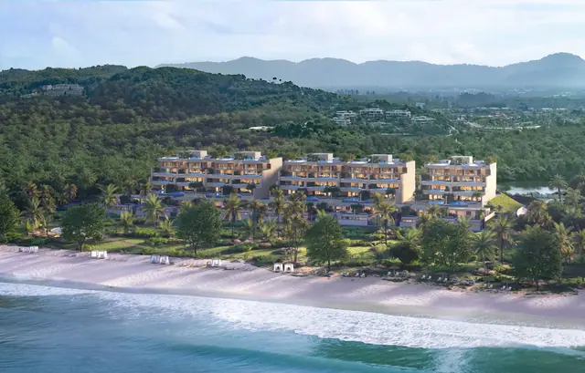 Sirena Banyan Tree Beach Residences — Вид с пляжа на резиденции, Банг Тао и Лагуна, Пхукет