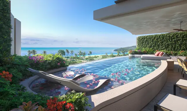 Sirena Banyan Tree Beach Residences — Тип C: бассейн и зона отдыха, день, Банг Тао и Лагуна, Пхукет