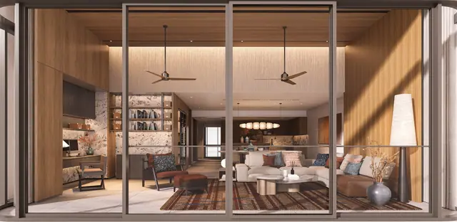 Varuna Banyan Tree Beach Residences — Гостиная, вид с террасы, Банг Тао и Лагуна, Пхукет