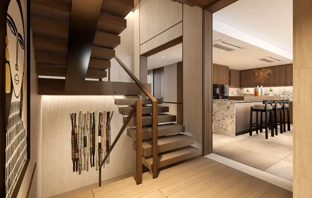 Varuna Banyan Tree Beach Residences — Лестница и кухня, Банг Тао и Лагуна, Пхукет
