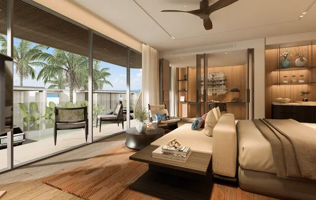 Varuna Banyan Tree Beach Residences — Спальня с выходом на террасу, Банг Тао и Лагуна, Пхукет