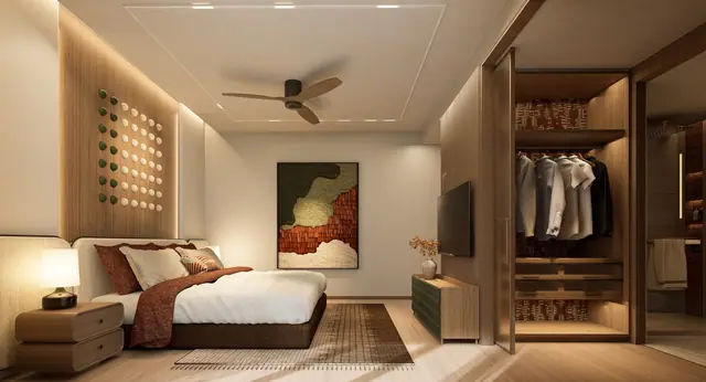 Varuna Banyan Tree Beach Residences — Спальня с гардеробом, Банг Тао и Лагуна, Пхукет