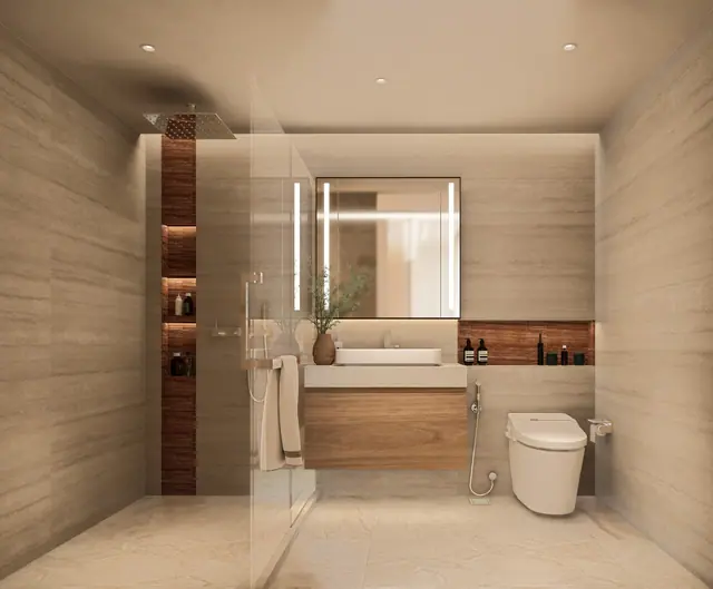 Varuna Banyan Tree Beach Residences — Санузел с душем, Банг Тао и Лагуна, Пхукет