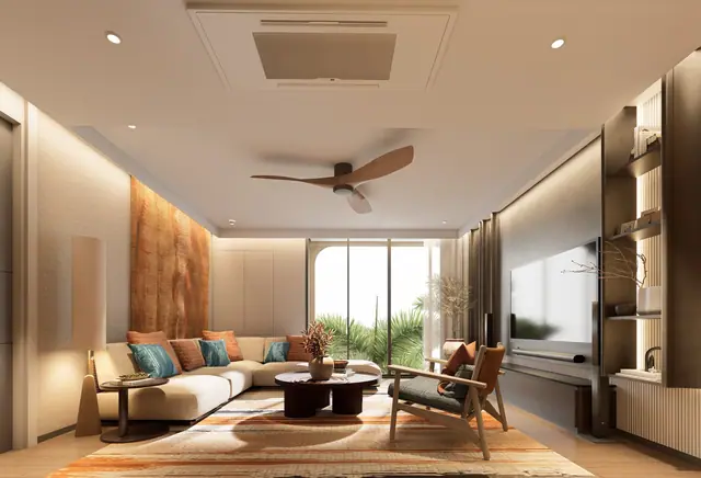 Varuna Banyan Tree Beach Residences — Мультифункциональная комната с ТВ-зоной, Банг Тао и Лагуна, Пхукет