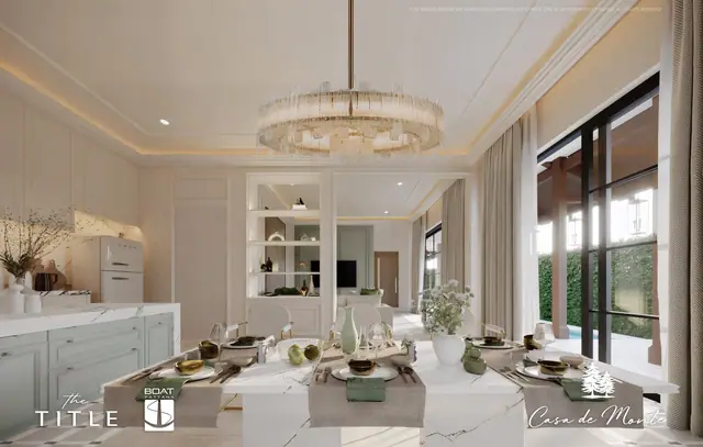 Casa de Monte — Гостиная-столовая · вилла A2, Ко Кео, Пхукет