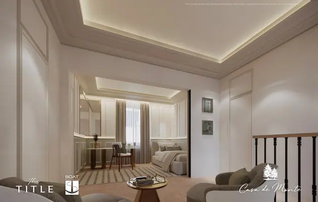 Casa de Monte — Спальня с зоной отдыха · вилла A2, Ко Кео, Пхукет