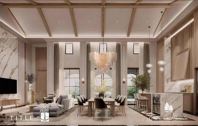Casa de Monte — Гостиная с обеденной зоной · вилла S «Sylvia», Ко Кео, Пхукет