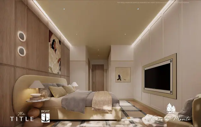 Casa de Monte — Спальня с ТВ напротив кровати · вилла S «Sylvia», Ко Кео, Пхукет