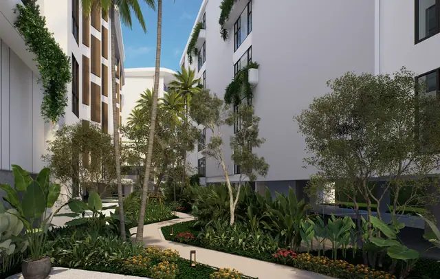 Citygate De Phuket — Сад между корпусами, Камала и Сурин, Пхукет