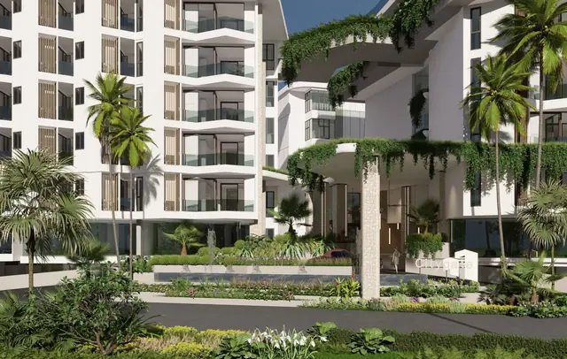 Citygate De Phuket — Фасад с озеленением, Камала и Сурин, Пхукет
