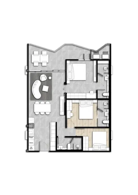 Citygate De Phuket — 3 спальни, Камала и Сурин, Пхукет