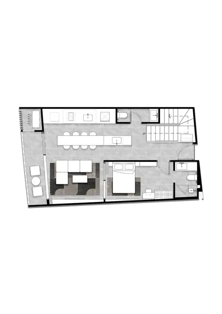 Citygate De Phuket — Дуплекс — нижний уровень · 1 спальня, Камала и Сурин, Пхукет