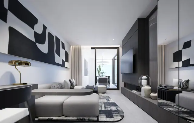 Citygate De Phuket — Гостиная, 84 м², Камала и Сурин, Пхукет
