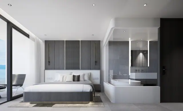 Citygate De Phuket — Спальня с ванной у окна, 125 м², Камала и Сурин, Пхукет