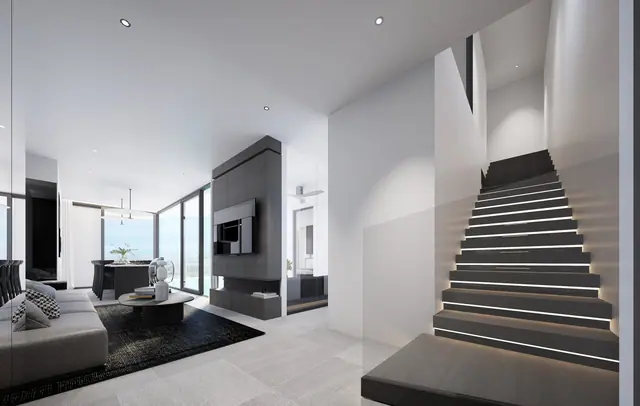 Citygate De Phuket — Гостиная с лестницей, 191 м², Камала и Сурин, Пхукет
