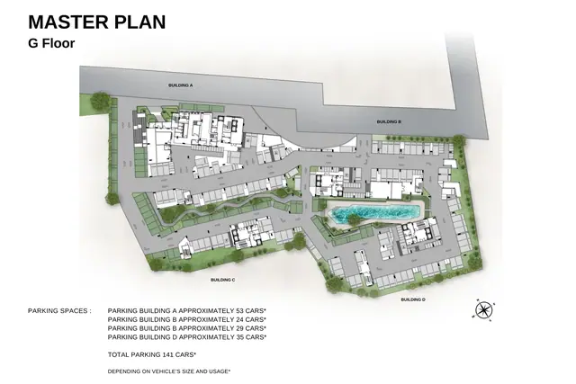Citygate De Phuket — Поэтажный план · цокольный этаж, Камала и Сурин, Пхукет