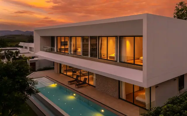 Clover Residence — Вилла на закате, Банг Тао и Лагуна, Пхукет