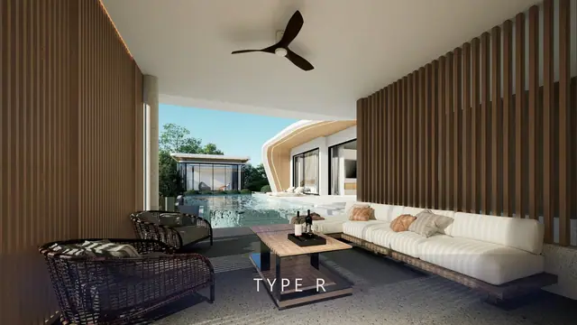 Clover Residence — Терраса с видом на бассейн, Банг Тао и Лагуна, Пхукет