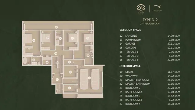 Clover Residence — Тип D-2 — 2-й этаж, Банг Тао и Лагуна, Пхукет