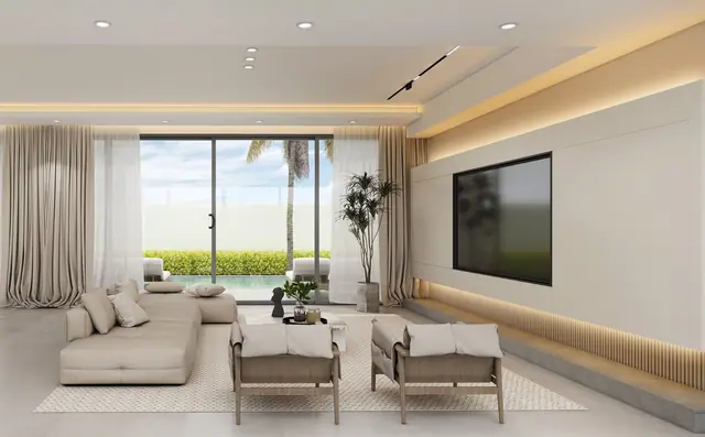 Clover Residence — Гостиная, Банг Тао и Лагуна, Пхукет