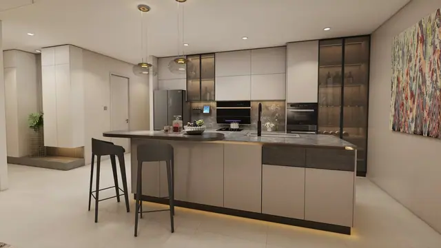 Clover Residence — Кухня с островом, Банг Тао и Лагуна, Пхукет
