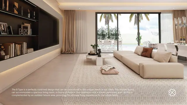 Clover Residence — Гостиная с видом на море, Банг Тао и Лагуна, Пхукет