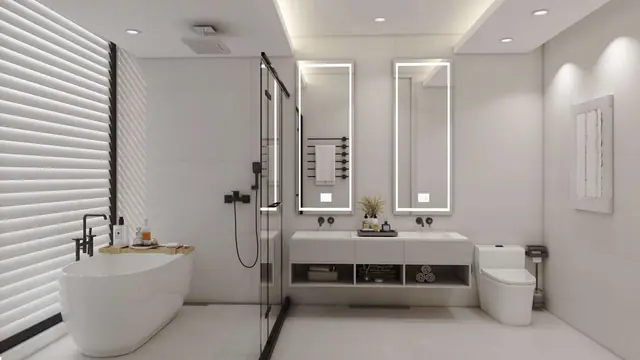 Clover Residence — Ванная с отдельно стоящей ванной, Банг Тао и Лагуна, Пхукет