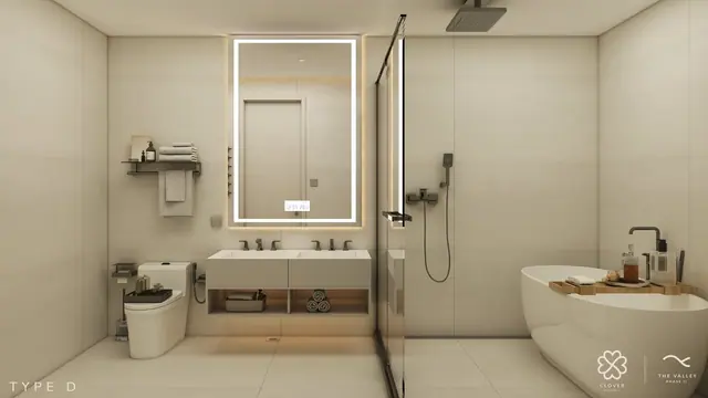 Clover Residence — Ванная комната, тип D, Банг Тао и Лагуна, Пхукет