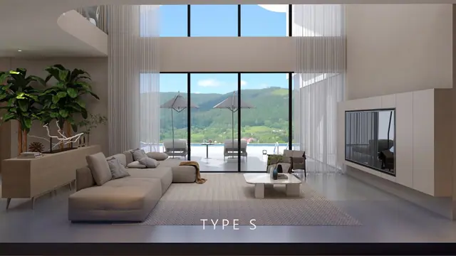 Clover Residence — Двусветная гостиная, тип S, Банг Тао и Лагуна, Пхукет