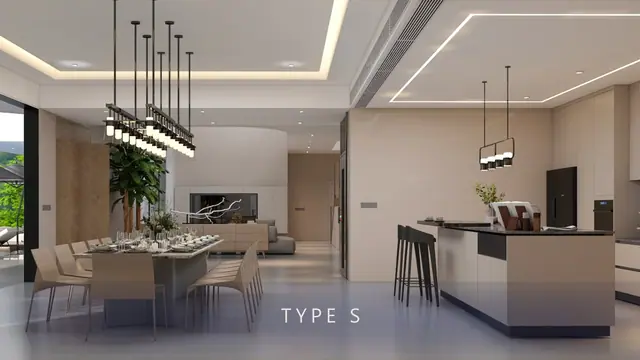 Clover Residence — Кухня-столовая, тип S, Банг Тао и Лагуна, Пхукет