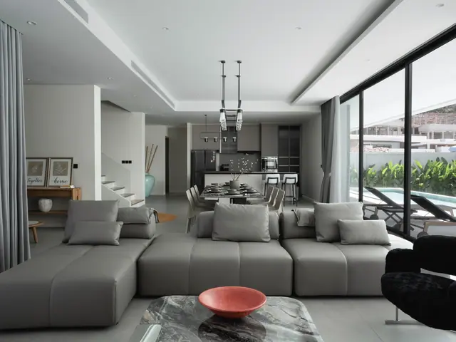 Clover Residence — Гостиная-столовая, Банг Тао и Лагуна, Пхукет