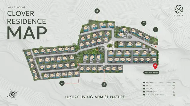 Clover Residence — Схема посёлка, Банг Тао и Лагуна, Пхукет