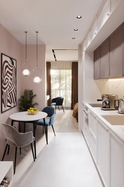 Dominion Rawai — Кухня, студия 31 м², Раваи и Най Харн, Пхукет