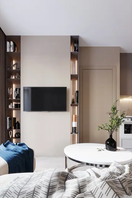 Dominion Rawai — Кухня-гостиная, 2 спальни 56 м², Раваи и Най Харн, Пхукет