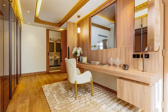 Erawana Grand — Гардеробная с туалетным столиком · вилла Grand 4, Банг Тао и Лагуна, Пхукет