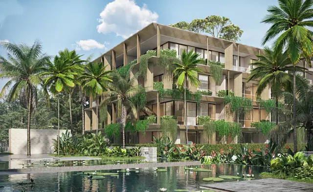 Gardens of Eden - Eden Residence — Корпус Eden Residences с бассейном, Лаян, Пхукет