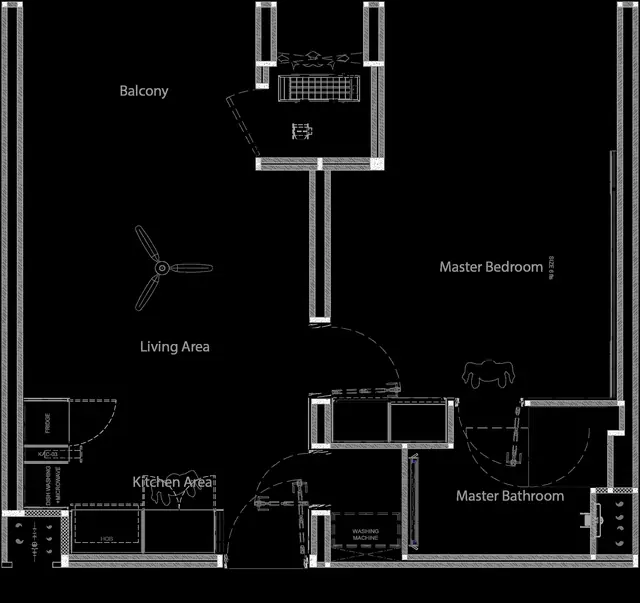 Gardens of Eden - Lake Residences — 1 спальня · 52 м², Банг Тао и Лагуна, Пхукет