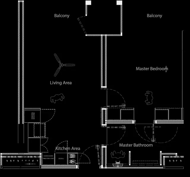Gardens of Eden - Lake Residences — 1 спальня · 62 м², Банг Тао и Лагуна, Пхукет