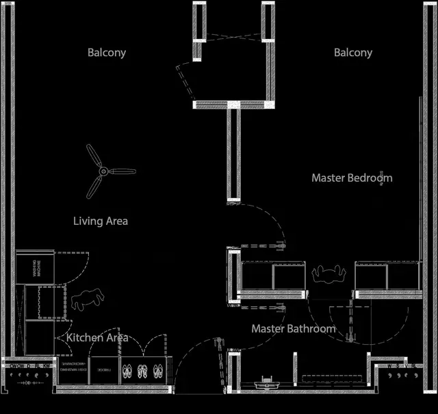 Gardens of Eden - Lake Residences — 1 спальня · 63 м², Банг Тао и Лагуна, Пхукет