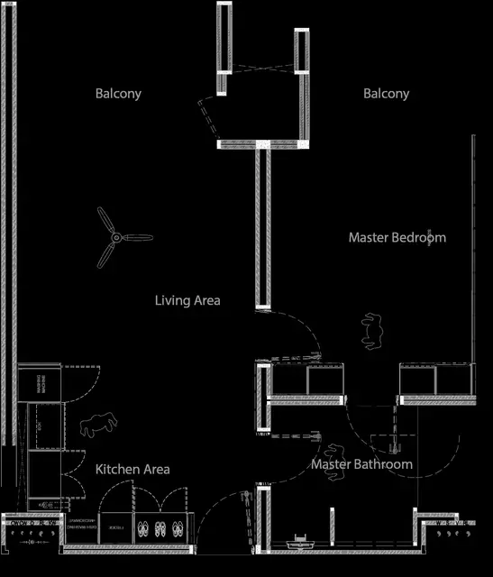 Gardens of Eden - Lake Residences — 1 спальня · 78 м², Банг Тао и Лагуна, Пхукет